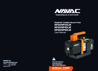 Thumbnail of document Manual - NP2D/NP4D/NP6D BreakFree Cordless Vacuum Pump (Pump Only)